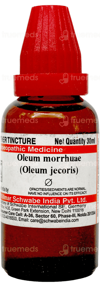 Dr Willmar Schwabe Oleum Jecoris Q Mother Tincture 30ml